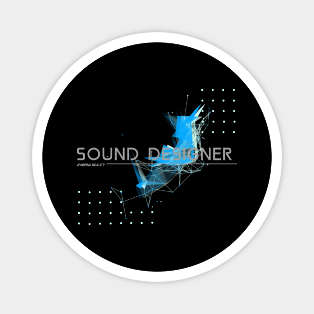 Sound Designer Blue Magnet by Better Life Decision